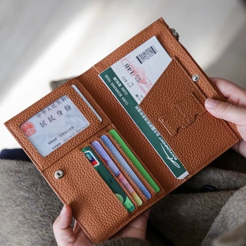 Leather Passport Holder Covers - Card Top Loader ulasan dan harga