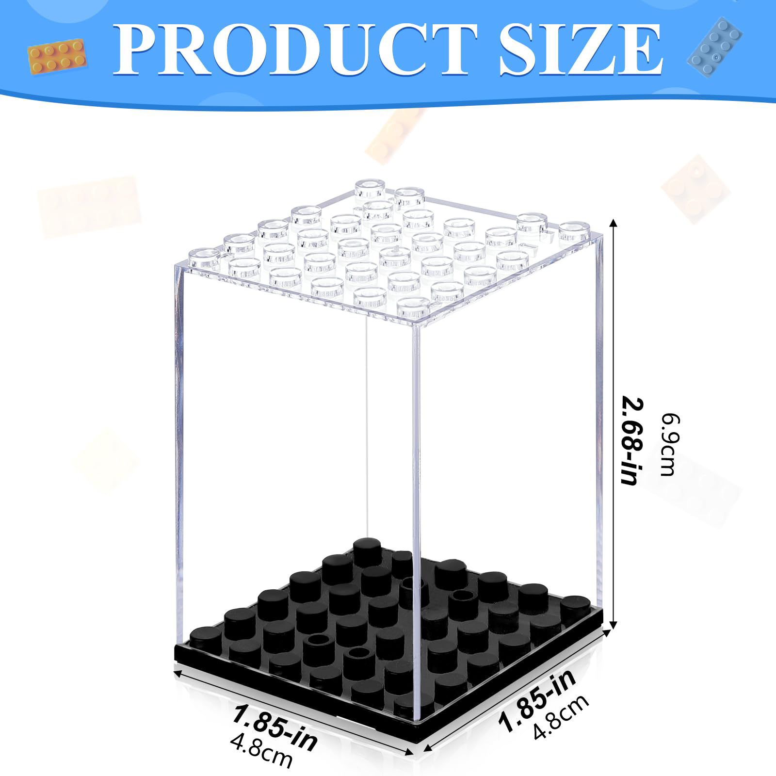 Acrylic Building Block Display - Lego Minifigure Holder ulasan dan harga
