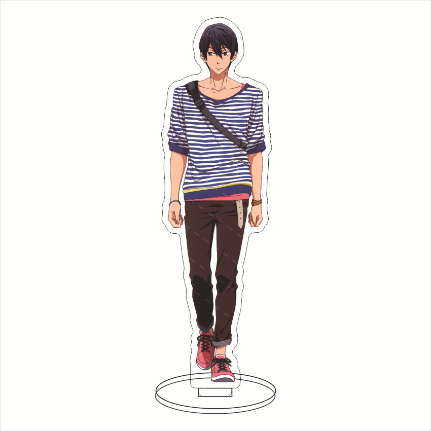 16CM Anime Acrylic Figure Free - Figma Stand Set ulasan dan harga