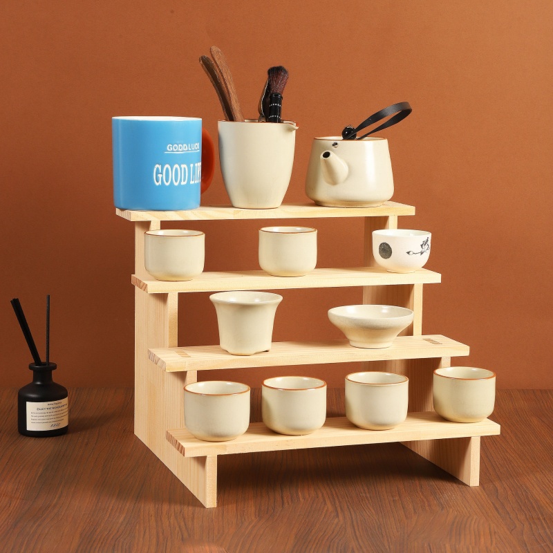 Wood Display Riser Wood Displa - Display Risers Set ulasan dan harga