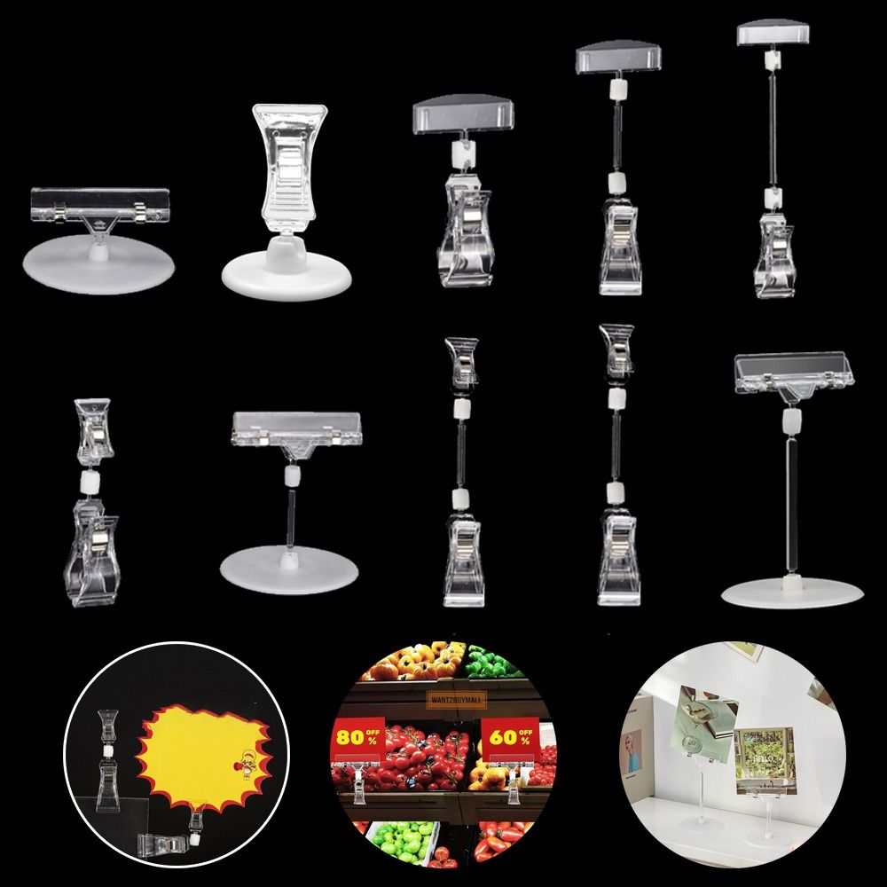Transparent Photo Clip Desktop - Pop Display Shelf ulasan dan harga