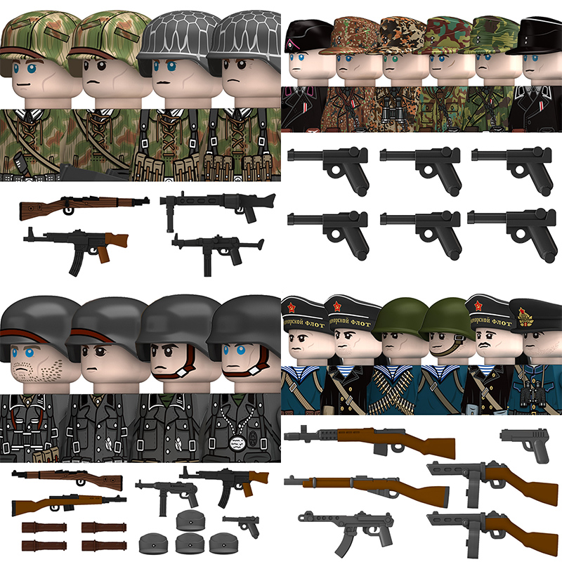 WW2 Military German North Afri - Lego Minifigure Holder ulasan dan harga