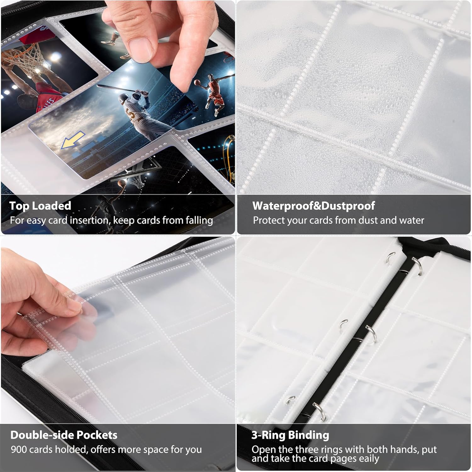 3 Ring Trading Card Binder, 90 - Trading Card Binder ulasan dan harga