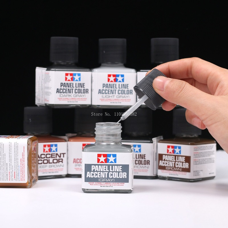 40ml Panel Line Accent Color E - Tamiya Model Paint Set ulasan dan harga