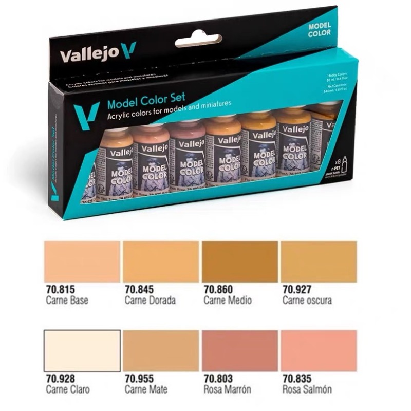Vallejo 70124 Acrylic Paint Se - Tamiya Model Paint Set ulasan dan harga