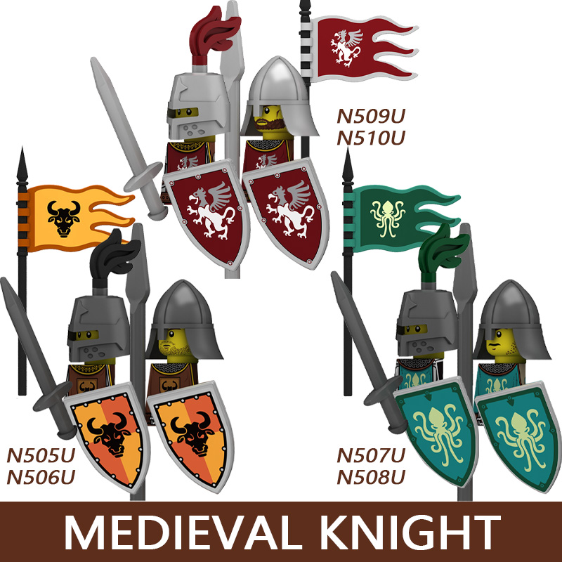 Medieval Castle Soldier Buildi - Lego Minifigure Holder ulasan dan harga