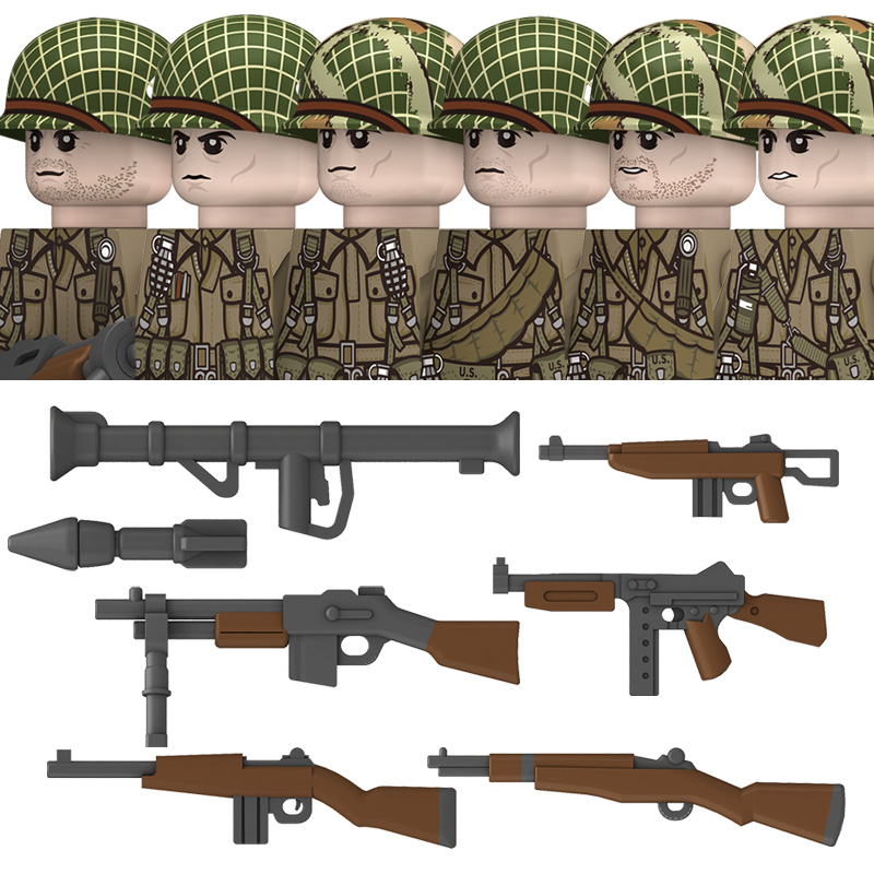 WW2 US 101st Airborne Division - Lego Minifigure Holder ulasan dan harga
