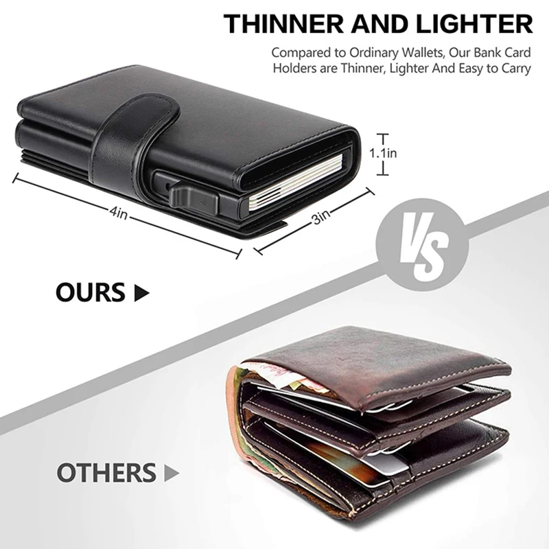 Rfid Business Card Holder Cred - Card Top Loader ulasan dan harga