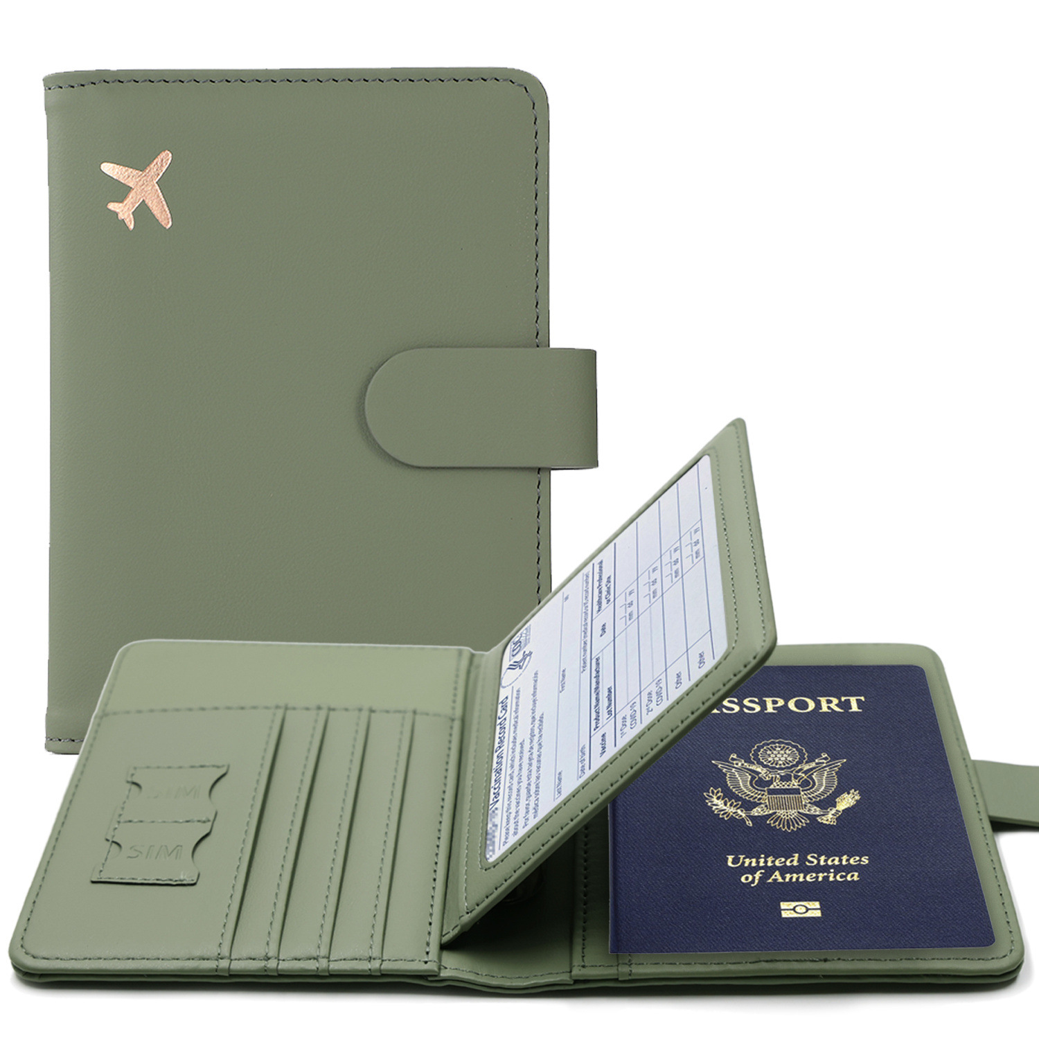 RFID Passport Cover Case Passp - Card Top Loader ulasan dan harga