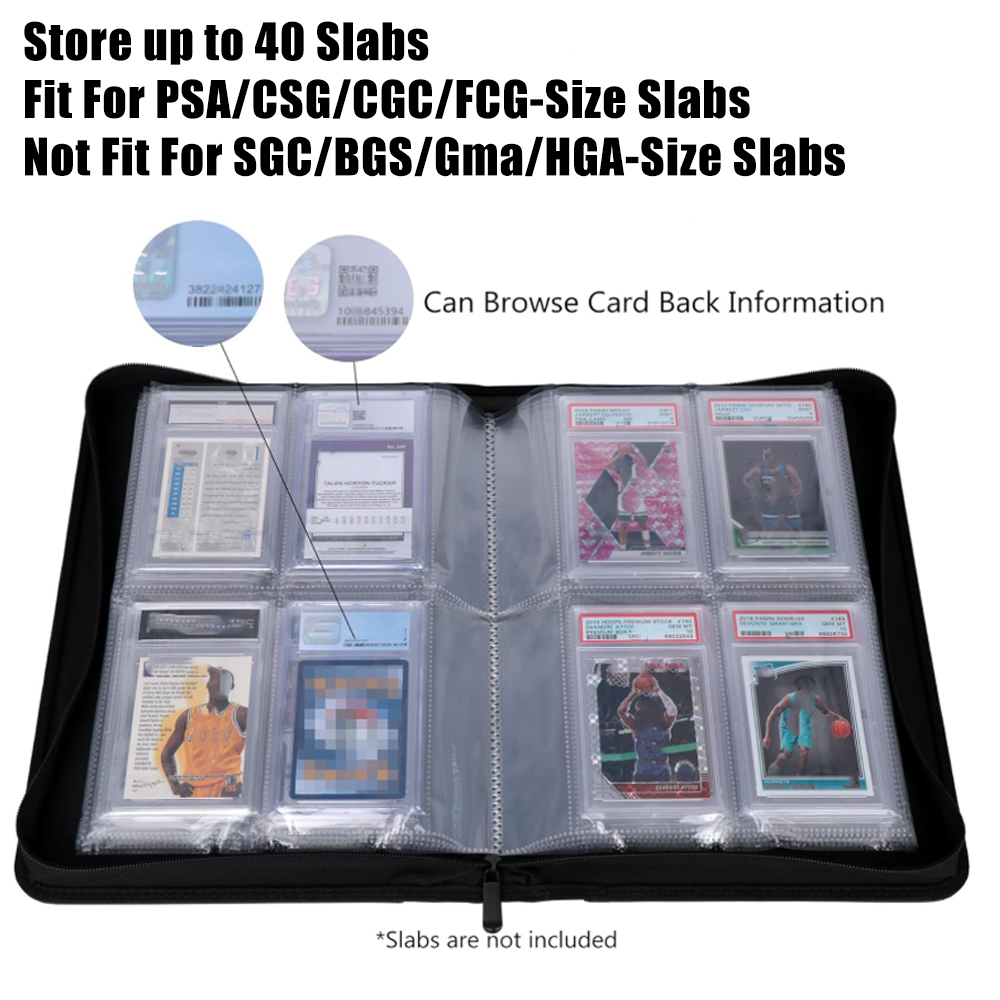 Graded Card Binder fits 40 PSA - Trading Card Binder ulasan dan harga