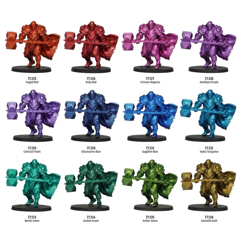 18ml Metallic Series Water-bas - Tamiya Model Paint Set ulasan dan harga