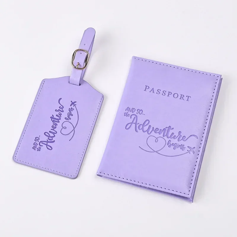 New Purple PU Leather Passport - Card Top Loader ulasan dan harga
