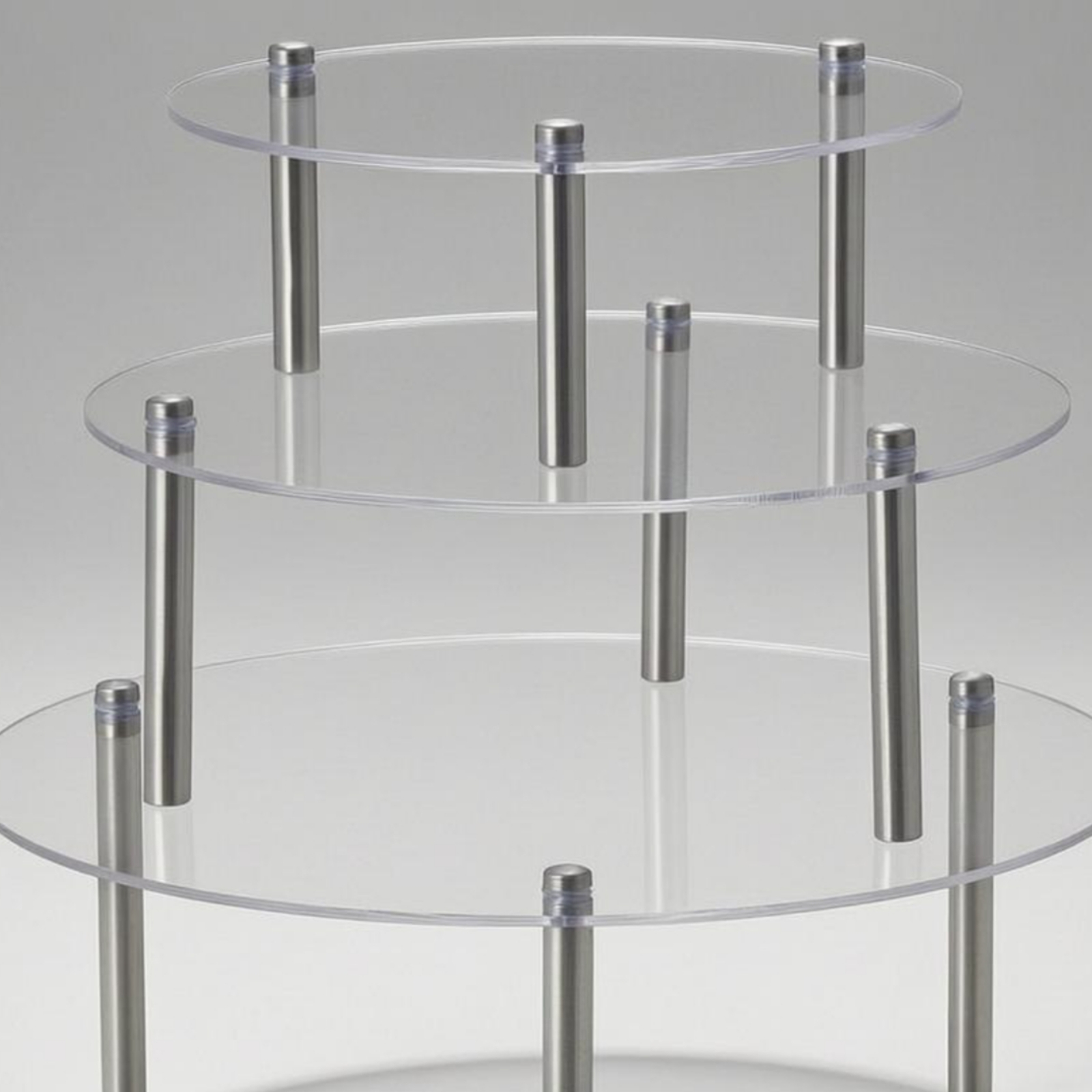 Acrylic Cake Stand Cylindrical - Display Risers Set ulasan dan harga