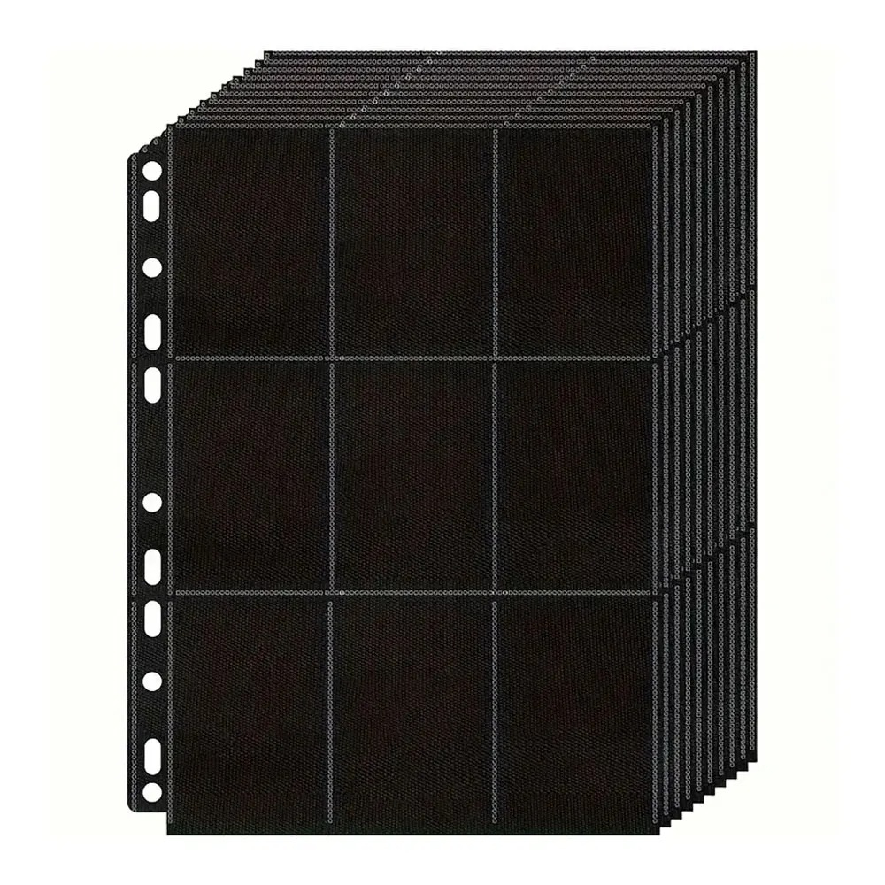 10Pack Black 9-Pocket A4 Tradi - Trading Card Binder ulasan dan harga
