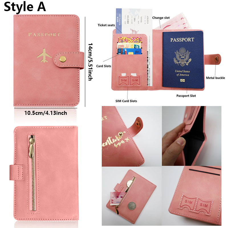 Leather Passport Holder Covers - Card Top Loader ulasan dan harga