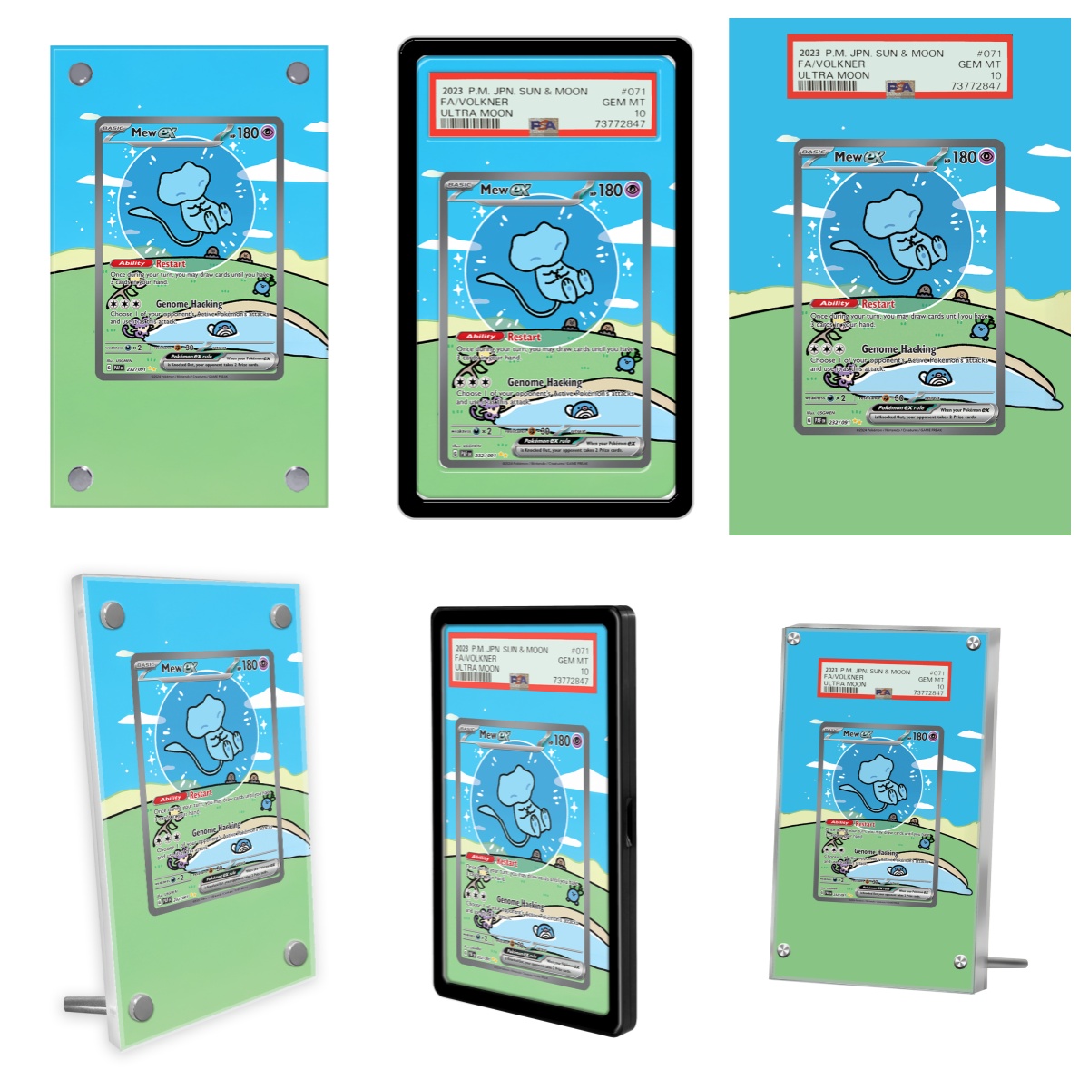 Pokemon Cards Display PTCG Mew - Display Case Acrylic ulasan dan harga