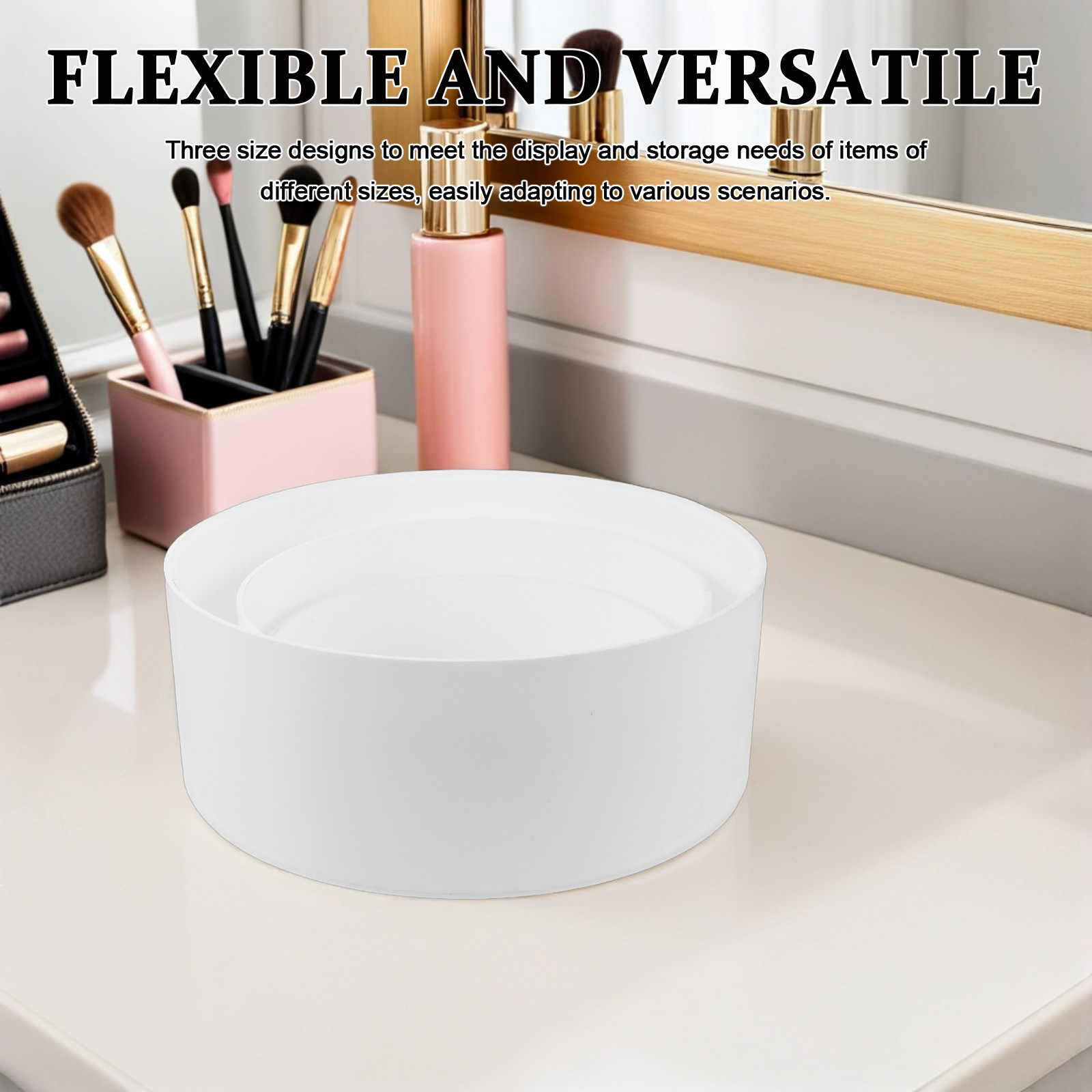 3Pcs Round Acrylic Riser Displ - Display Risers Set ulasan dan harga