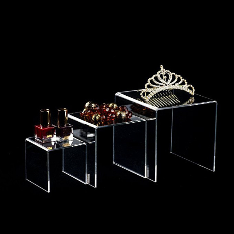 6pcs/Set Acrylic Display Stand - Display Risers Set ulasan dan harga