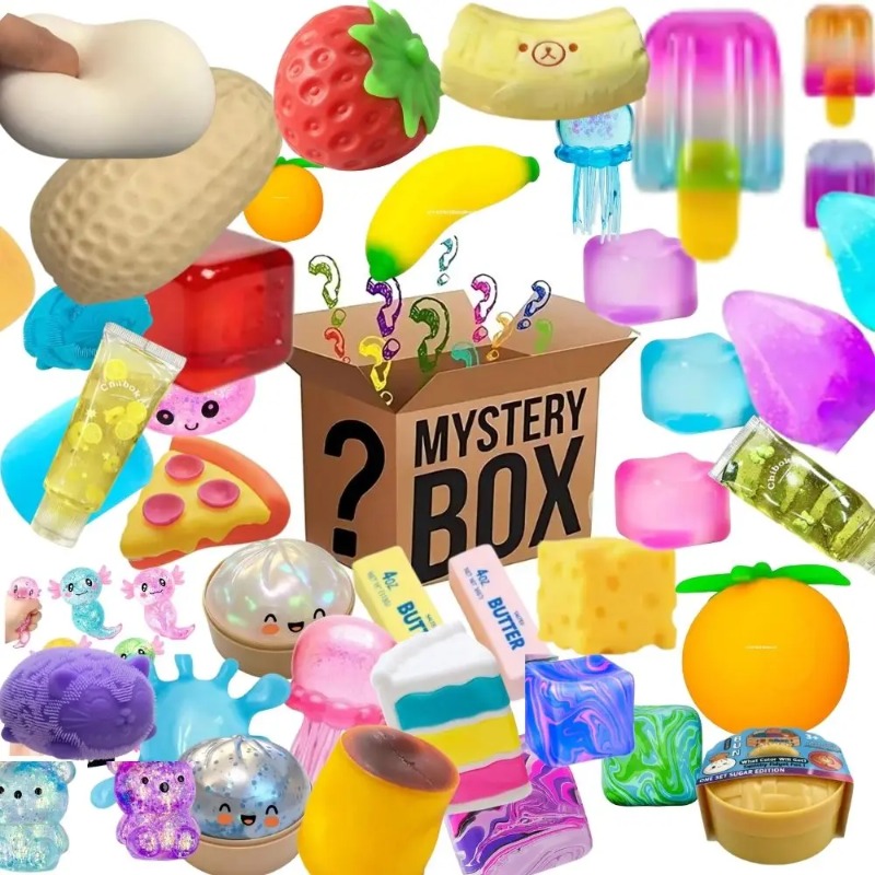 &100+Pcs Surprise Box Toys Nov - Mystery Box Blind Bag ulasan dan harga