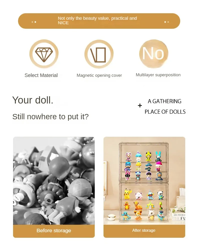 Acrylic Showcase for Collectib - Pop Display Shelf ulasan dan harga