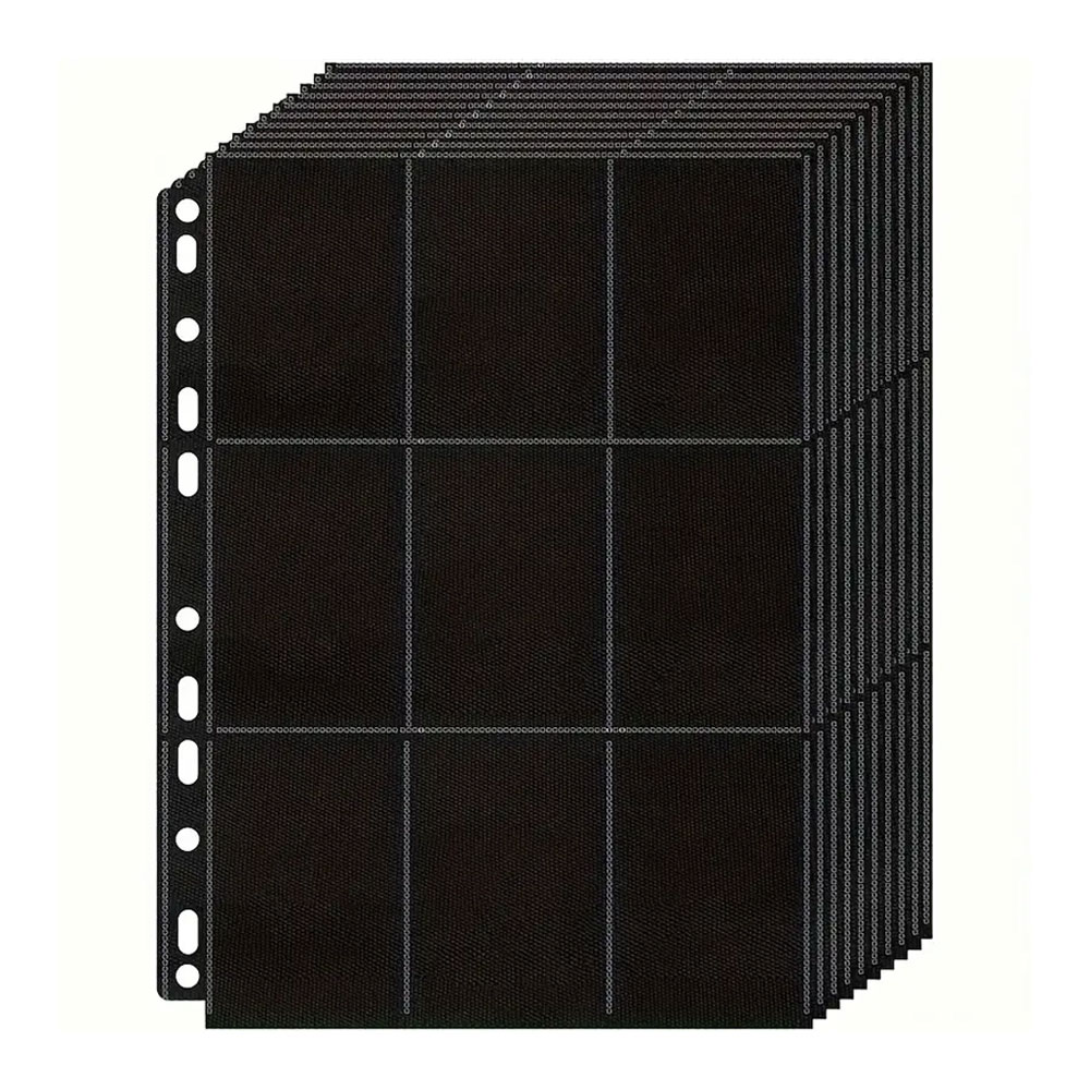 10Pack Black 9-Pocket A4 Tradi - Trading Card Binder ulasan dan harga