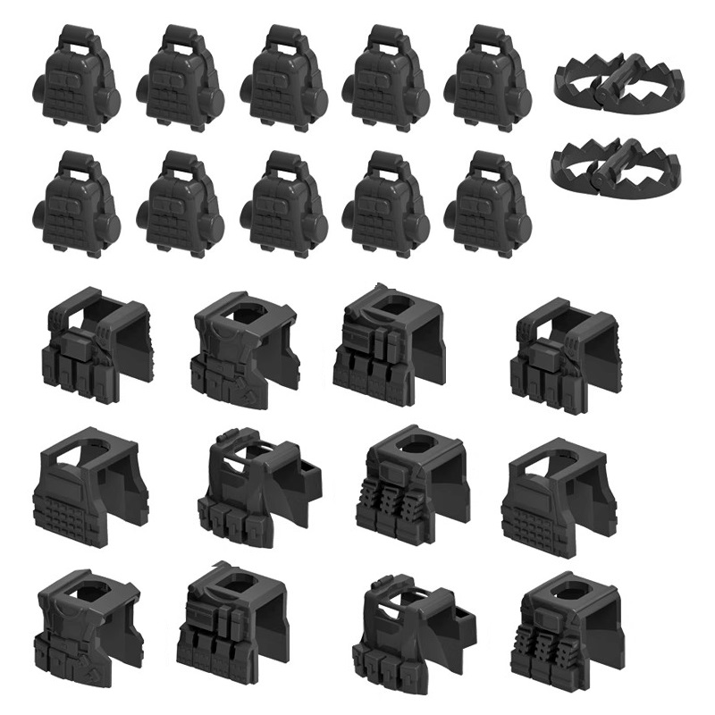 MOC Military Armor Tactical Ve - Lego Minifigure Holder ulasan dan harga